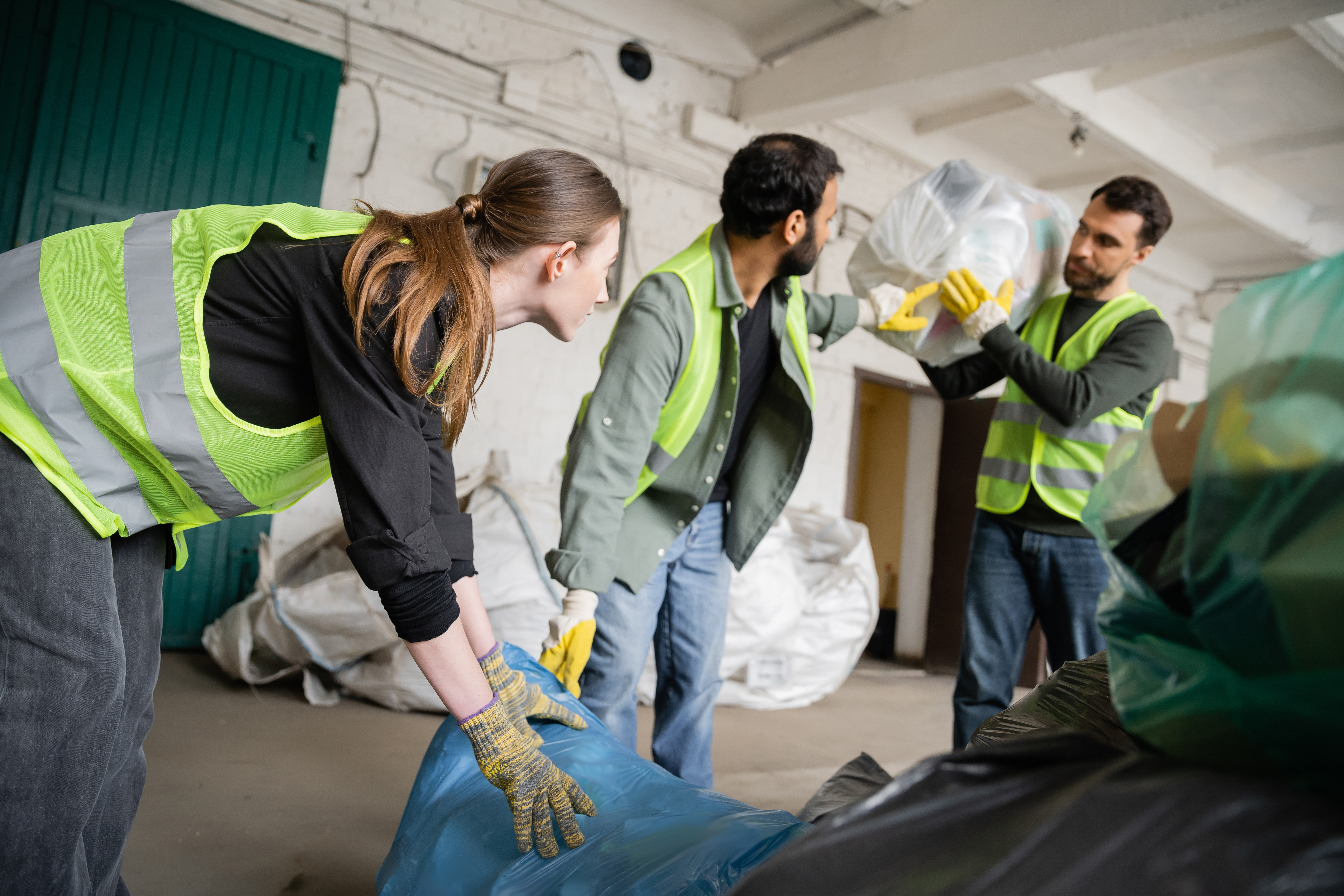 Construction site cleaning